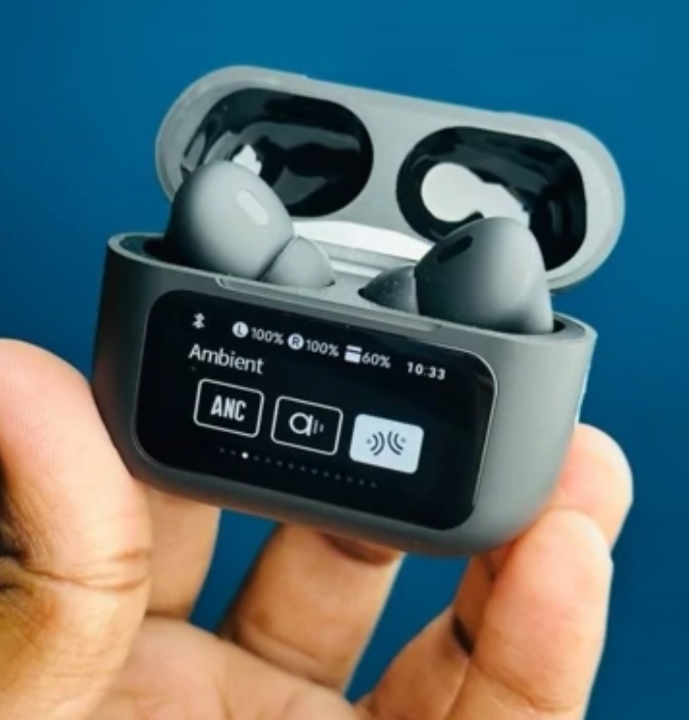 هدفون بیسیم مدل ایرپاد پرو 2 ENC LCD Airpod PRO 2 ENC LCD Wireless Headphone