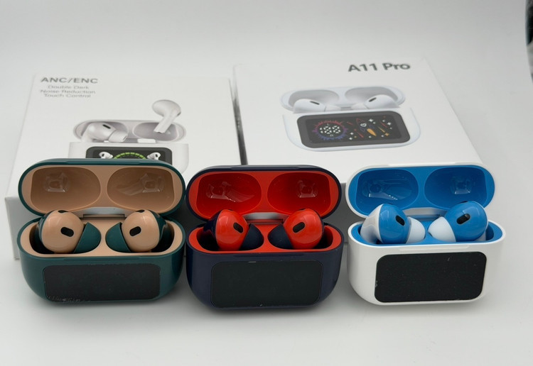 هدفون بیسیم مدل ایرپاد پرو 2 ENC LCD Airpod PRO 2 ENC LCD Wireless Headphone