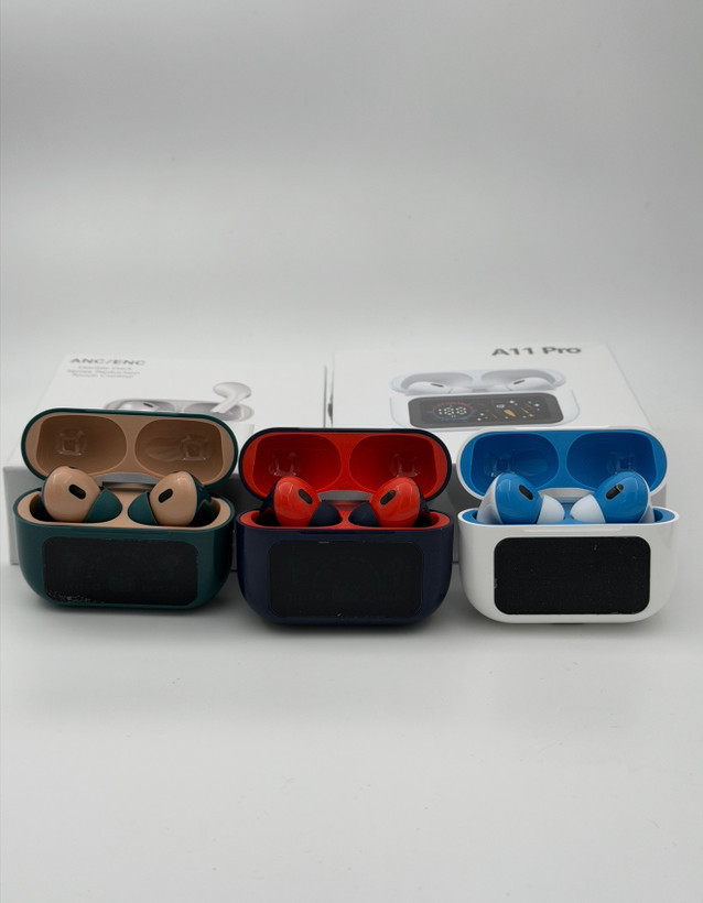 هدفون بیسیم مدل ایرپاد پرو 2 ENC LCD Airpod PRO 2 ENC LCD Wireless Headphone